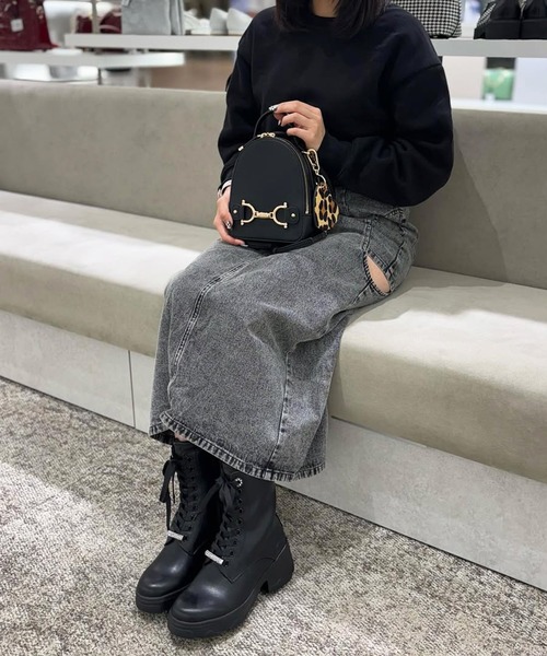 diana（プラスダイアナ） ブーツ 「軽量」厚底レースアップショート