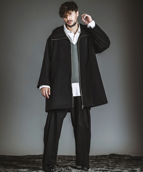 NO ID.（ノーアイディー） パンツ 「NO ID.」Cross Tuck Wide Trousers