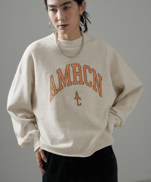 AMERICANA（アメリカーナ） スウェットカットソー FREE ホワイト系