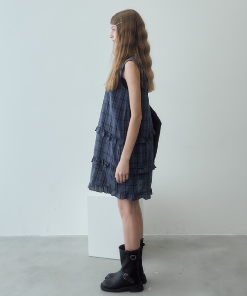 Birthday room（バースデイルーム） ワンピース チェックノースリーブ