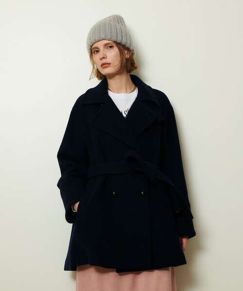 allureville（アルアバイル） ピーコート pコート パイルメルトン