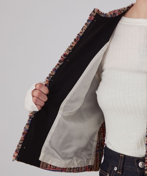 MACPHEE（マカフィー） ジャケット ノーカラージャケット マルチ