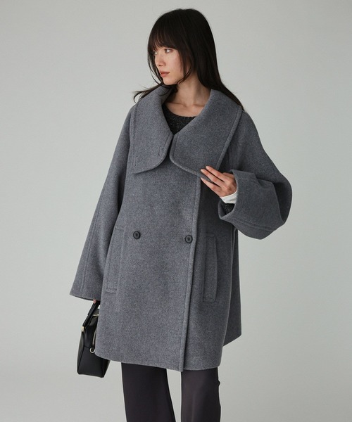 BABYLONE（バビロン） ピーコート pコート ダブルフェイスPコート