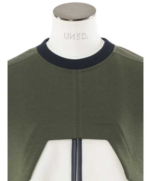 UN3D.（アンスリード） FLEECE DOCKING LAYERED TOP / フリース