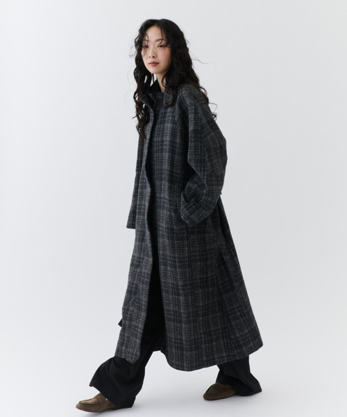 NUJOH モッズコート コート Classic Check Long Coat / クラシック