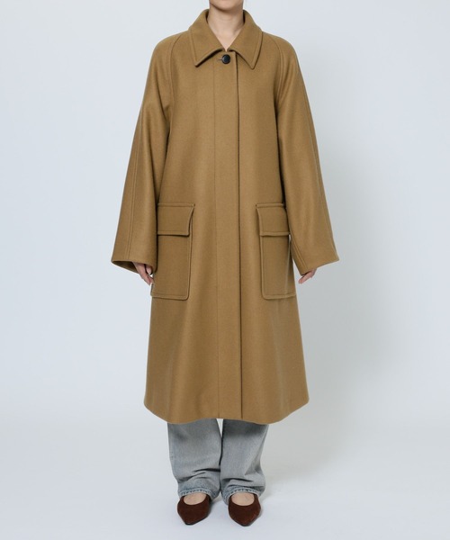 BABYLONE（バビロン） ステンカラーコート コート ダブルメルトン