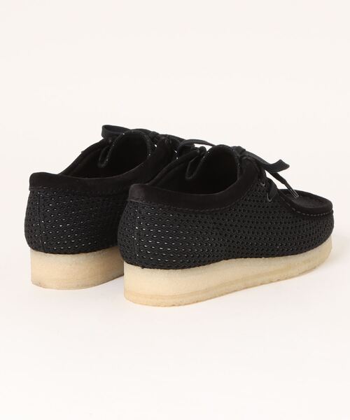 Clarks（クラークス） ブーツ Wallabee ワラビー 26175848 Black Mesh