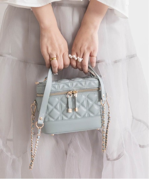 RANDA（ランダ） ショルダーバッグ バッグ キルティング2WAYバニティ