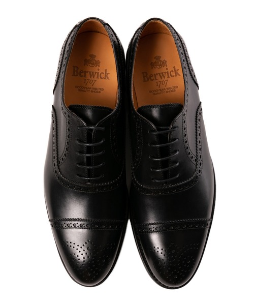 Berwick 1707（バーウィック） ビジネスシューズ Berwick セミブローグ