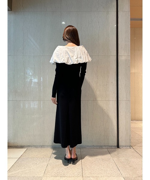 SNIDEL（スナイデル） ニットワンピース 0 ネイビー レディース