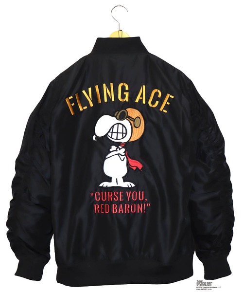 PEANUTS ma1 ma-1 LOWBLOW KNUCKLE / ローブローナックル / PEANUTS