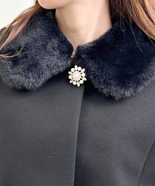 INGNI（イング） アウター 4Wayビジューボタンショートコート