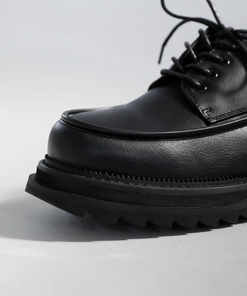 デッキシューズ ダブルソールシャークコンビネーションモカシン