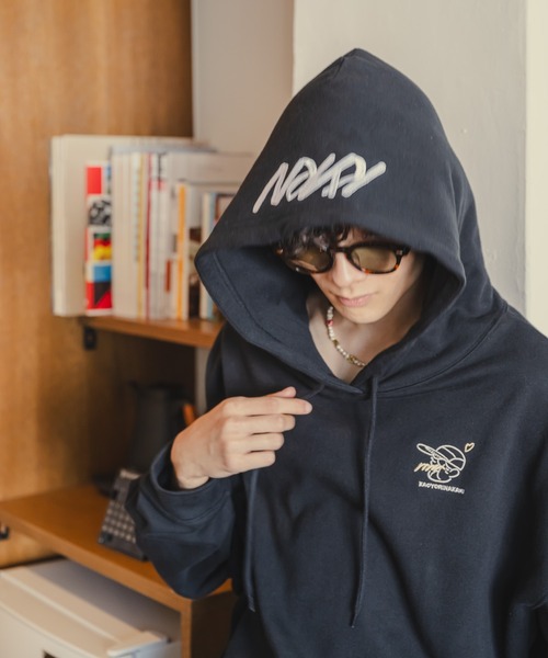 kaoyorinakami パーカー punch bike hoodie / パンチバイクフーディー