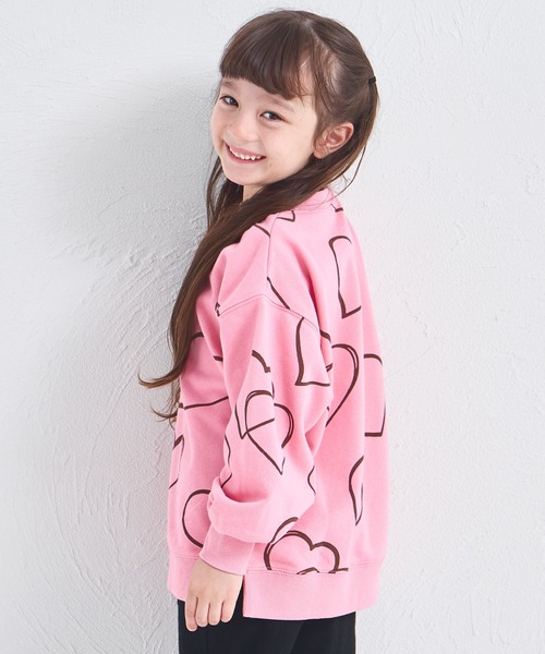 pairmanon（ペアマノン） トレーナー 「サラッとスウェット」フラワー