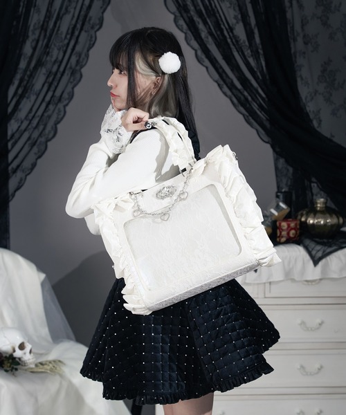 Pal elfy ショルダーバッグ バッグ オーロラレースBIG姫痛バ/地雷系