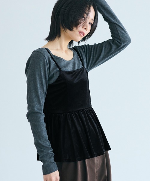 coca（コカ） キャミソール ベロアビスチェ : ZOZOTOWN Yahoo!店