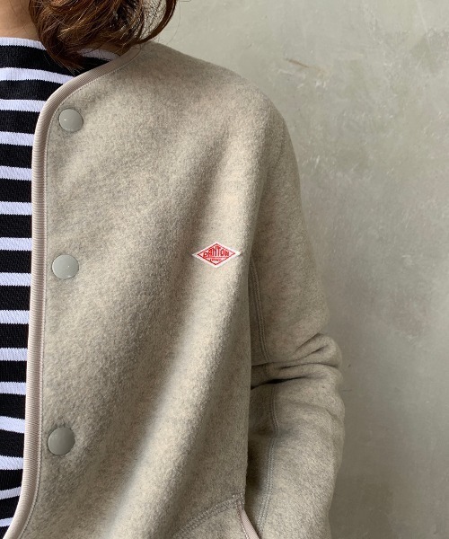 Danton（ダントン） ジャケット ノーカラージャケット フリースノー