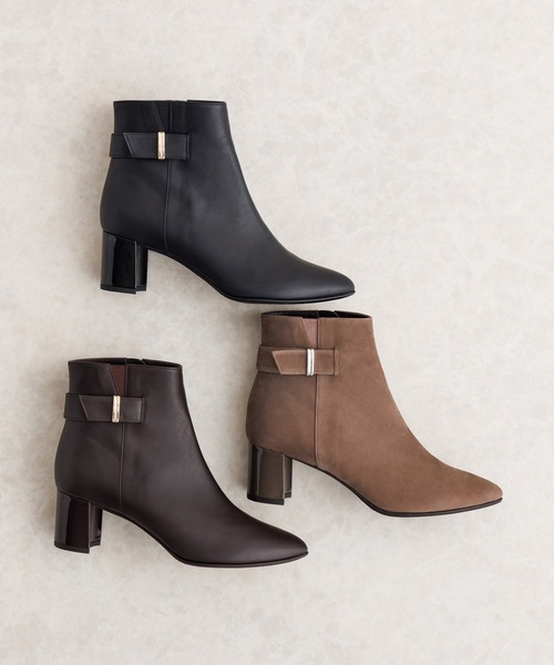 卑弥呼（HIMIKO） ブーツ 「卑弥呼」「撥水」5.5cmヒールベルトパーツ