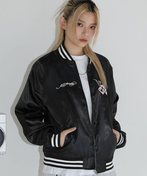 Ed Hardy（エド・ハーディー） スカジャン ヴィンテージライクマルチ