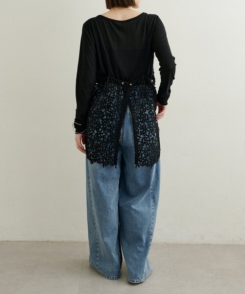 Omekashi（オメカシ） キャミソール レースオーバーキャミソール