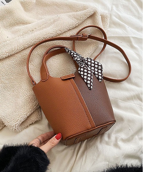 ショルダーバッグ バッグ 2wayバイカラーショルダーバッグ