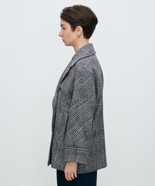 TOMORROWLAND collection ピーコート pコート ウールカシミヤグレン