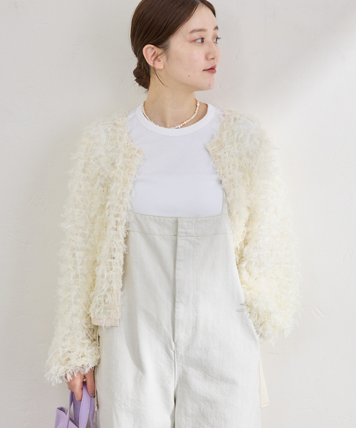 IENA（イエナ） カーディガン 「追加」チュールテープ カーディガン