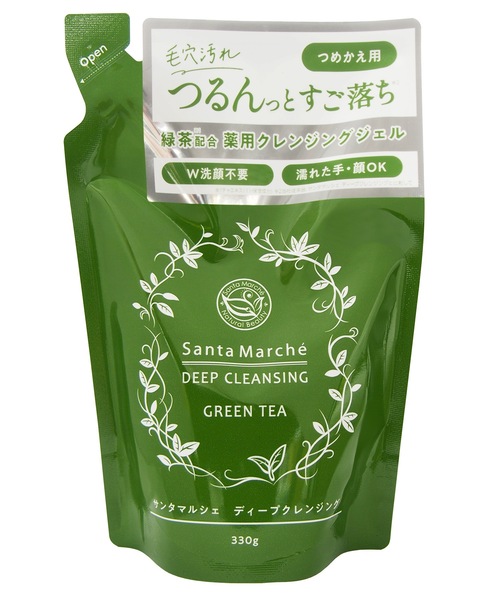 クレンジング サンタマルシェ 薬用ディープクレンジング 詰め替え