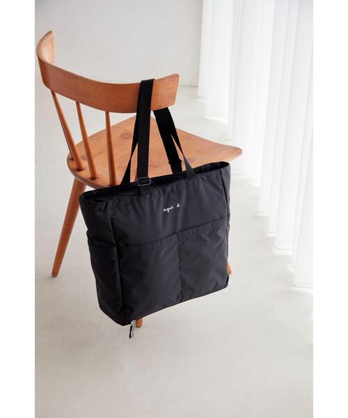 agnes b.（アニエスベー） マザーズバッグ ロゴ ペアレンツバッグ