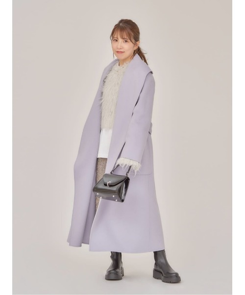 allureville（アルアバイル） トレンチコート コート カシミヤ混リバー