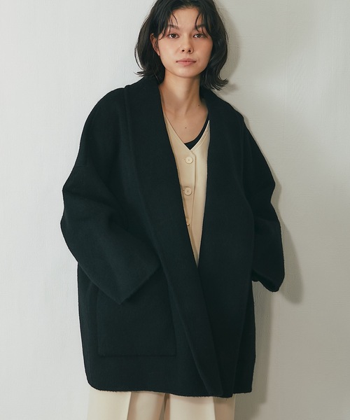 SMILE ORCHID（スマイルオーキッド） コート チェスターコート 丸襟