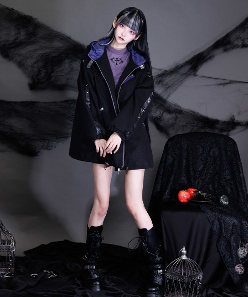 NIBBLE POISON（ニブルポイズン） モッズコート コート ベルトデザイン