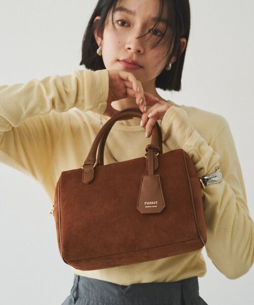 russet（ラシット） ボストンバッグ スエード2WAYミニボストンバッグ