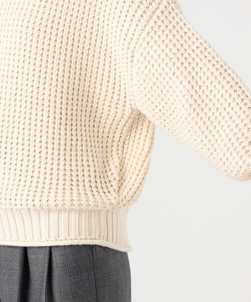 CABaN（キャバン） ニット セーター コットンカシミヤワッフル