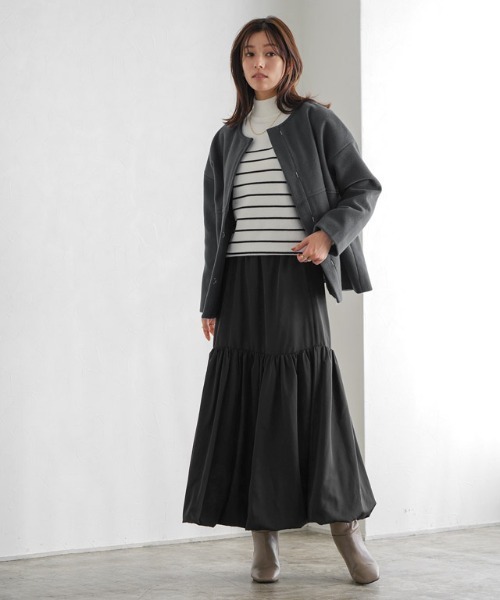 Pierrot（ピエロ） ニット セーター もっちりカシミアタッチボリューム