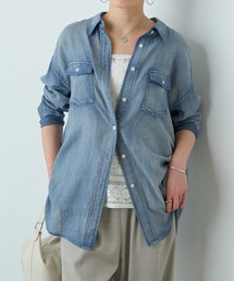 BEARDSLEY（ビアズリー） ブラウス シャツ 「FRIPIER」シフォンデニム