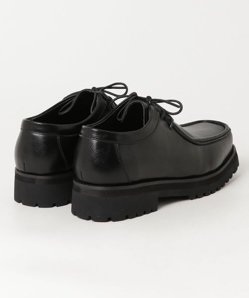 Dedes（デデス） デッキシューズ +4cm 軽量厚底 ラグソールスクエア