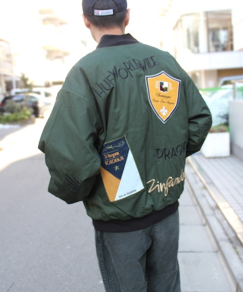 HUF（ハフ） ma1 ma-1 STRATFORD TOUR JACKET ストラトフォード ツアー
