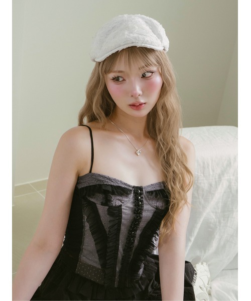 Darich（ダーリッチ） キャミソール ミックスシアーコルセット