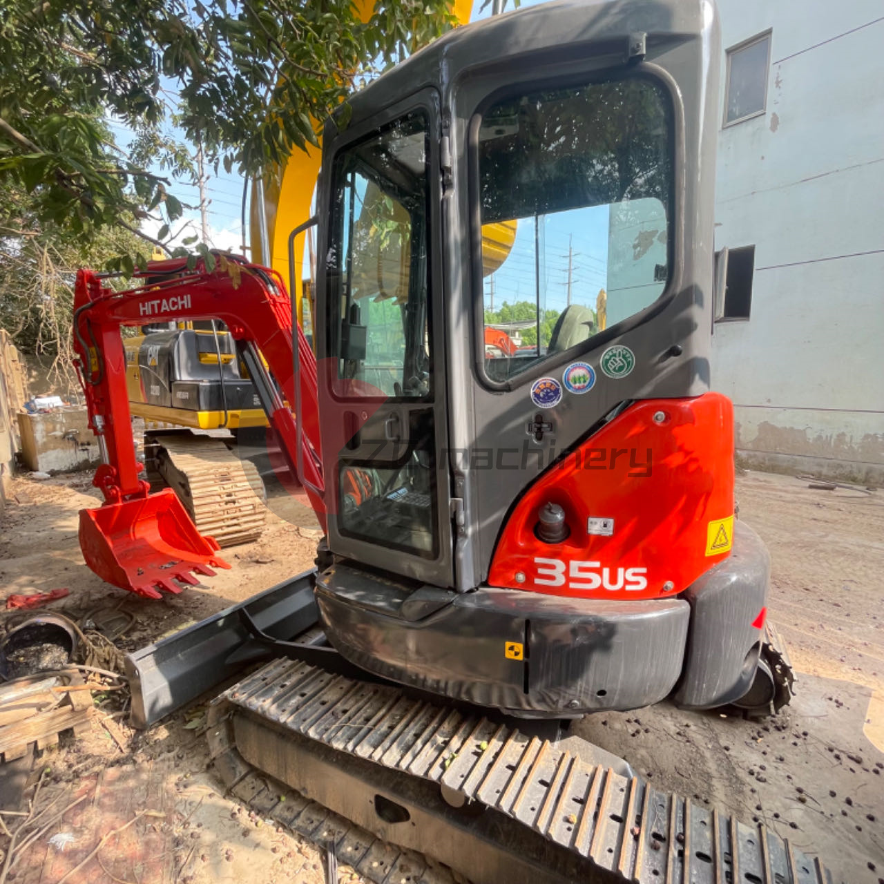 Used Hitachi ZX35 Excavator (cab)-Hitachi-Shanghai ZC machinery