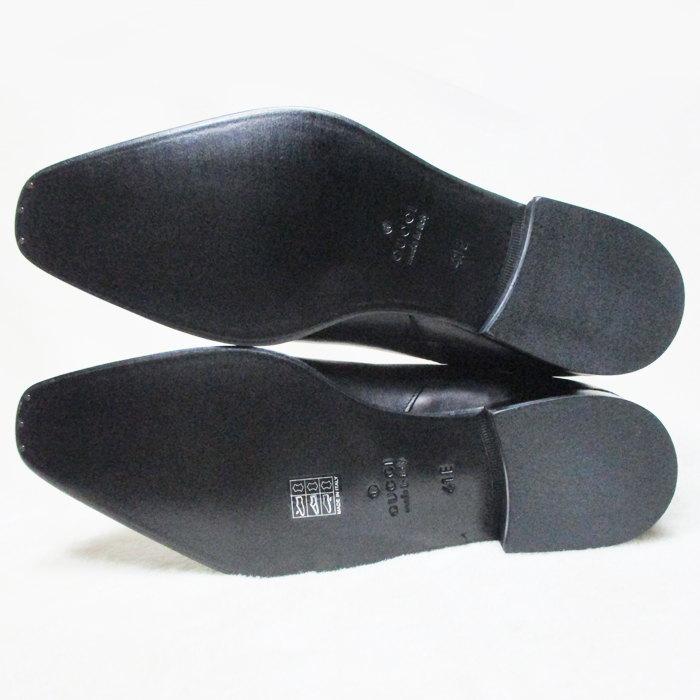 蔵在庫検索 / GUCCI グッチ インターロッキングGG 114415 レザーブーツ