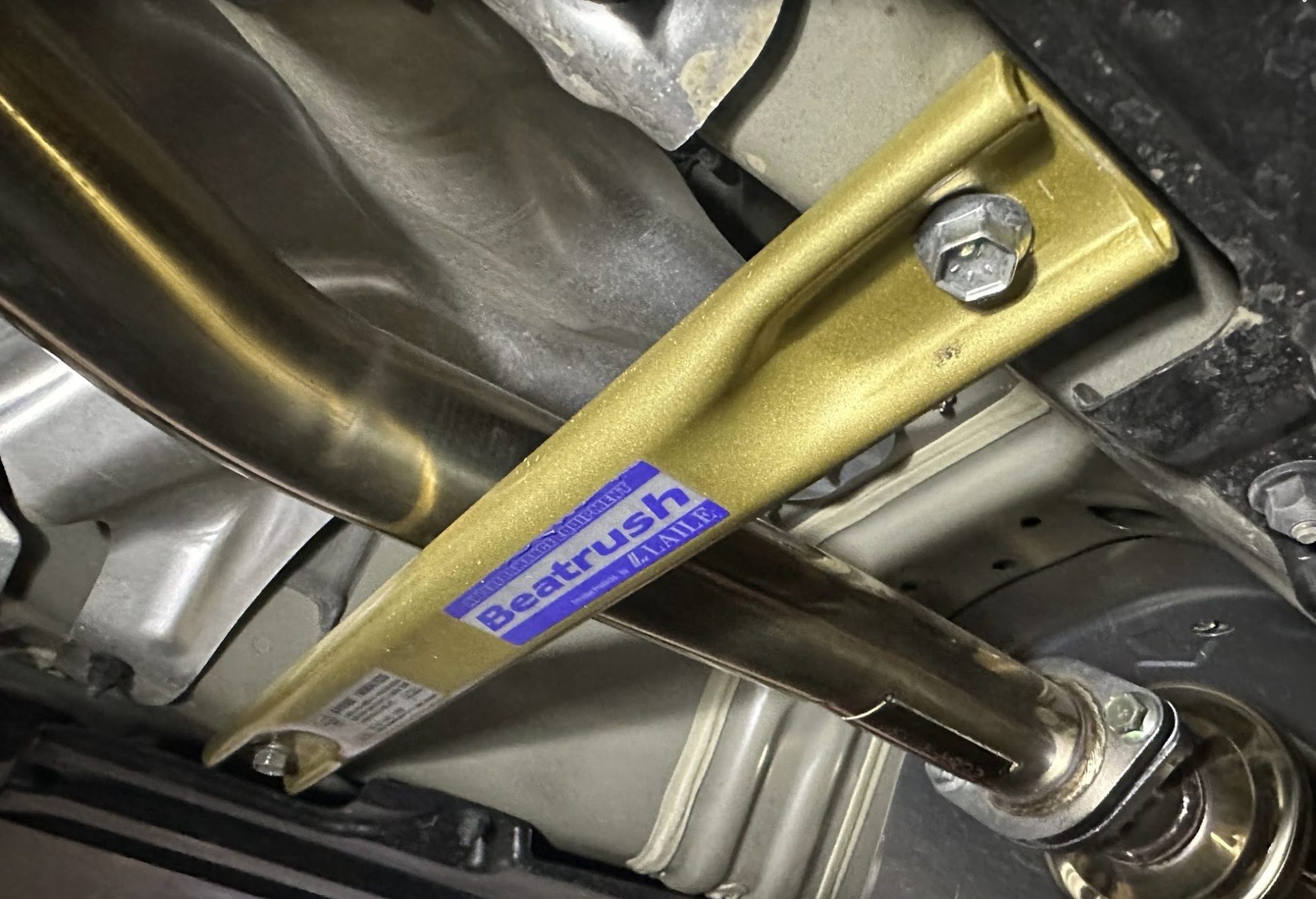 Beatrushのフロア補強バーを取り付け | スイスポくんのカスタム日記