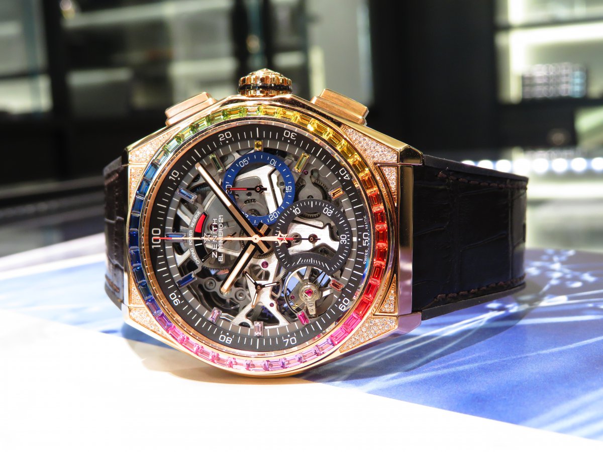 デファイ エル・プリメロ21から今年の新作ハイジュエリー レインボー