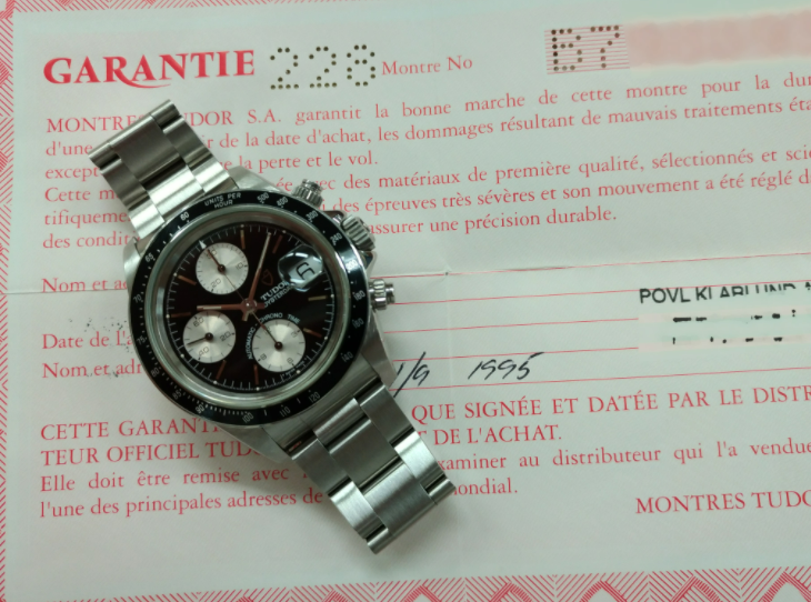 レビュー】チュードル 79260 クロノタイム B7番 3連オイスター王冠竜頭