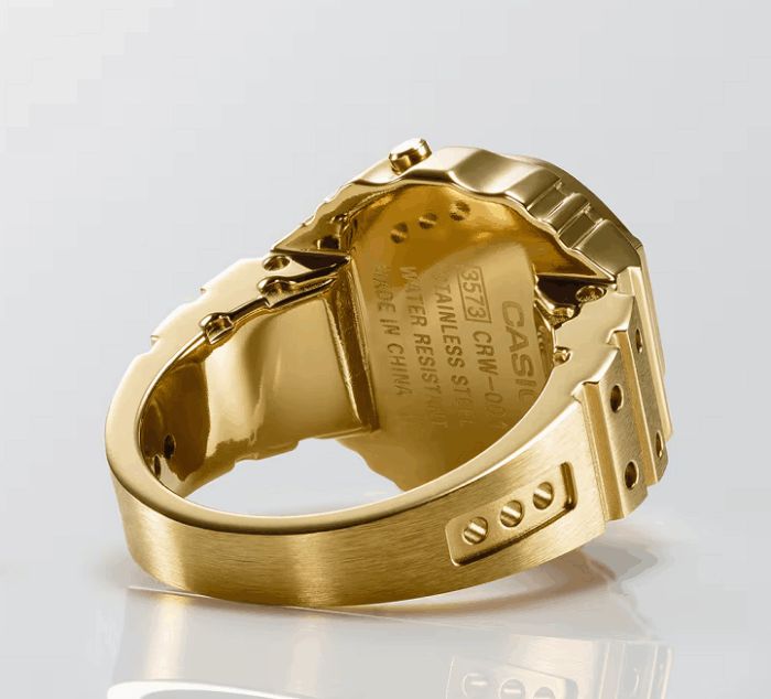 2025年新作】カシオ リングウォッチ “ゴールド” CRW-001G-9JR ￥22,000