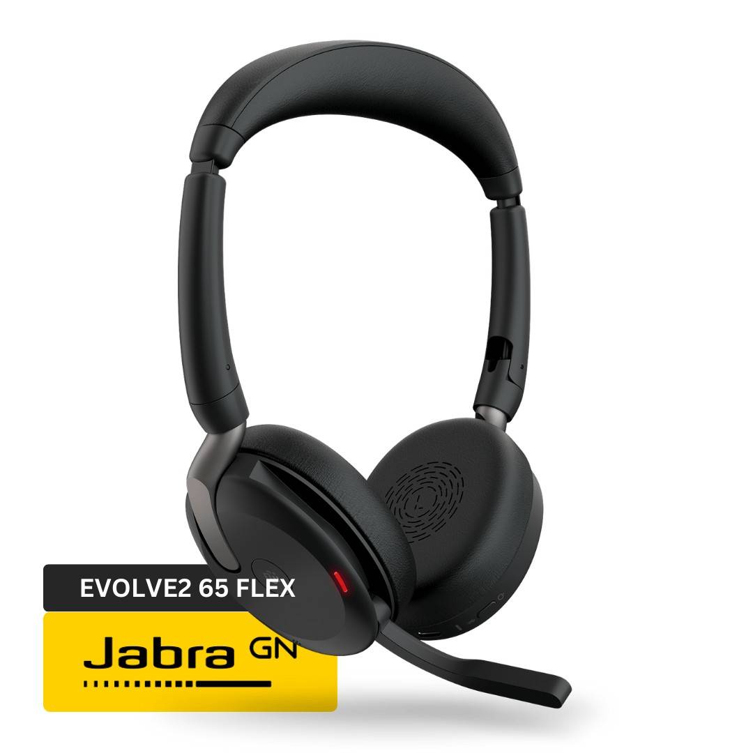 Jabra Evolve 2 65 Flex Wireless Stereo Headset | Zeal Global