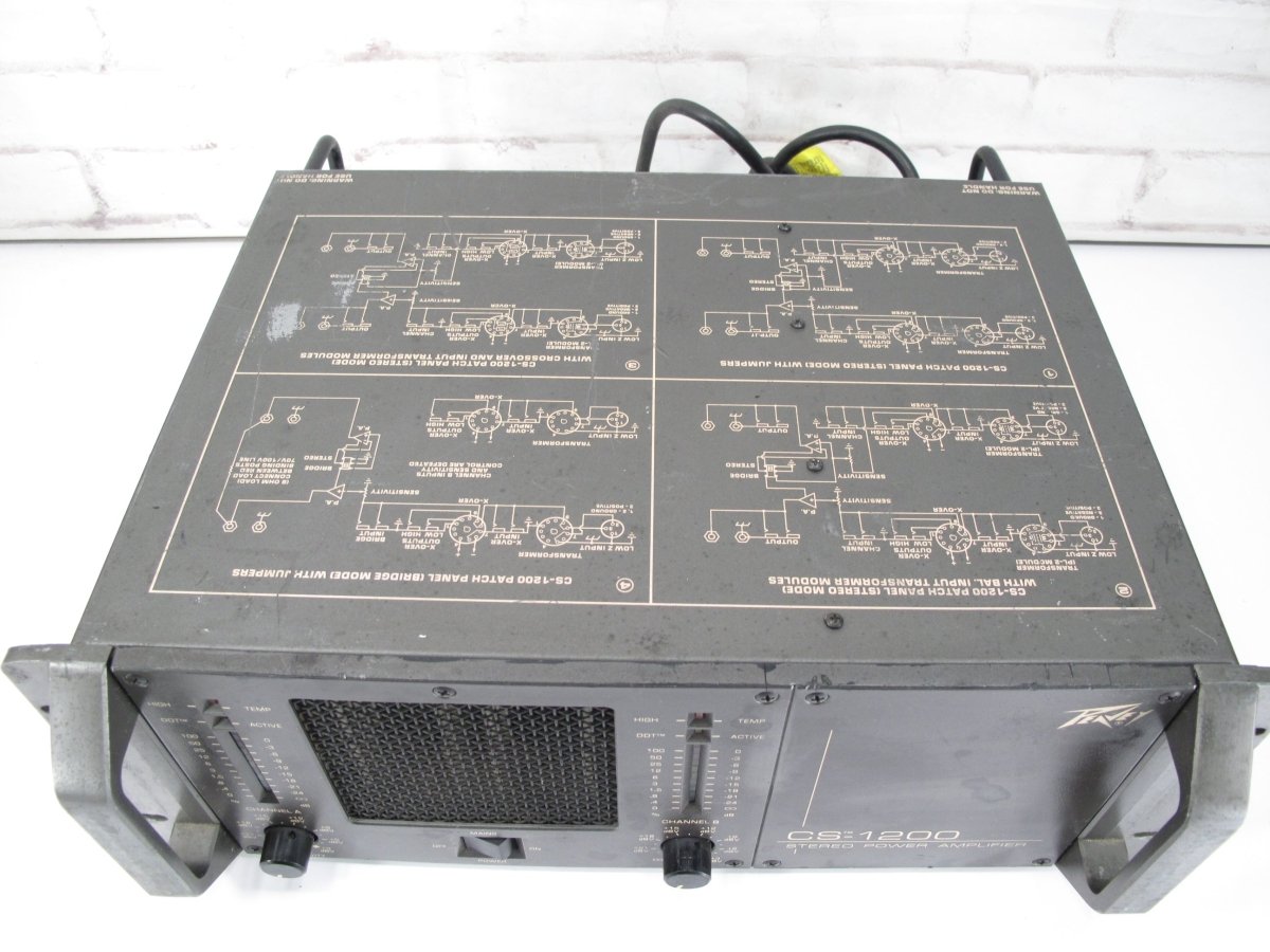 Peavey CS-1200 2 Channel 1200 Watt Power Amplifier – ZeereeZ