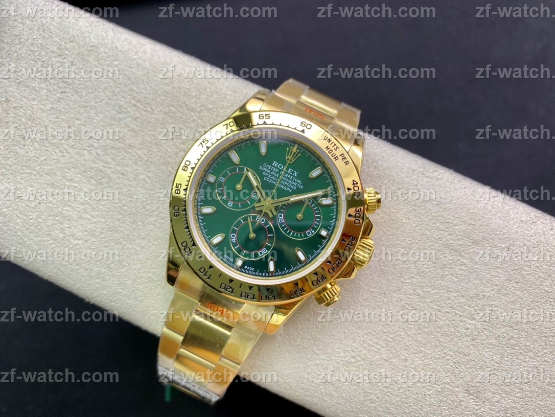 ZF ロレックス コスモグラフ デイトナm116508 グリーン文字盤