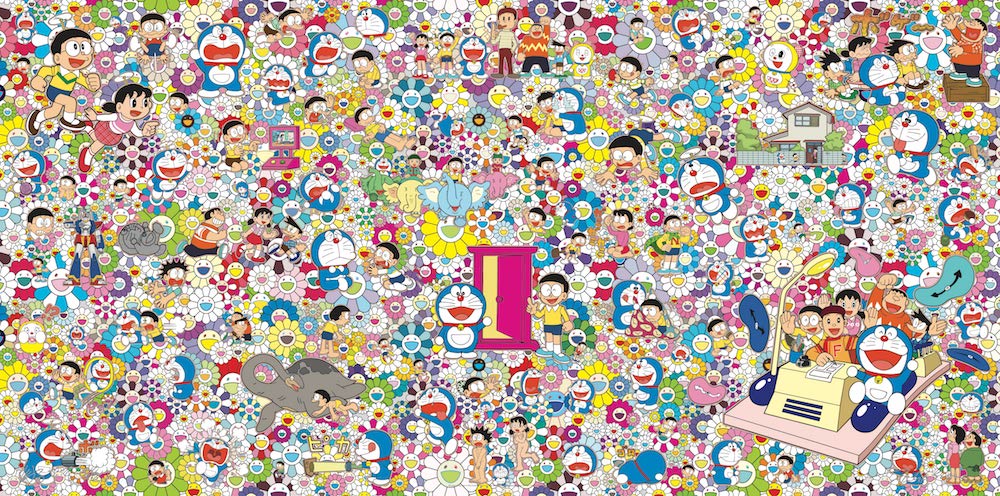 9月27日(日)10時より、村上隆 ドラえもんコラボポスター作品「藤子・F